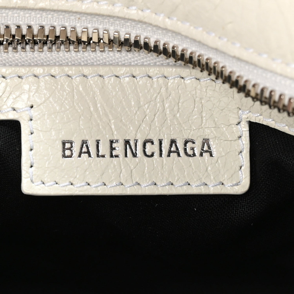 Agneau Arena Neo Cagole Handbag XS Optic White