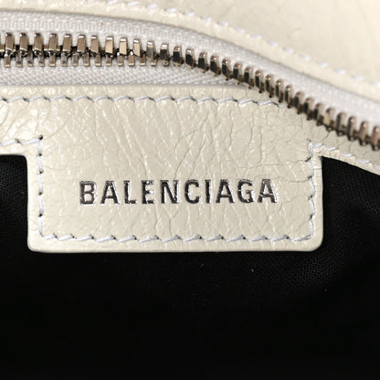 Agneau Arena Neo Cagole Handbag XS Optic White