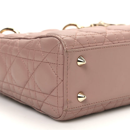 Lambskin Cannage Small My ABCDior Lady Dior Blush