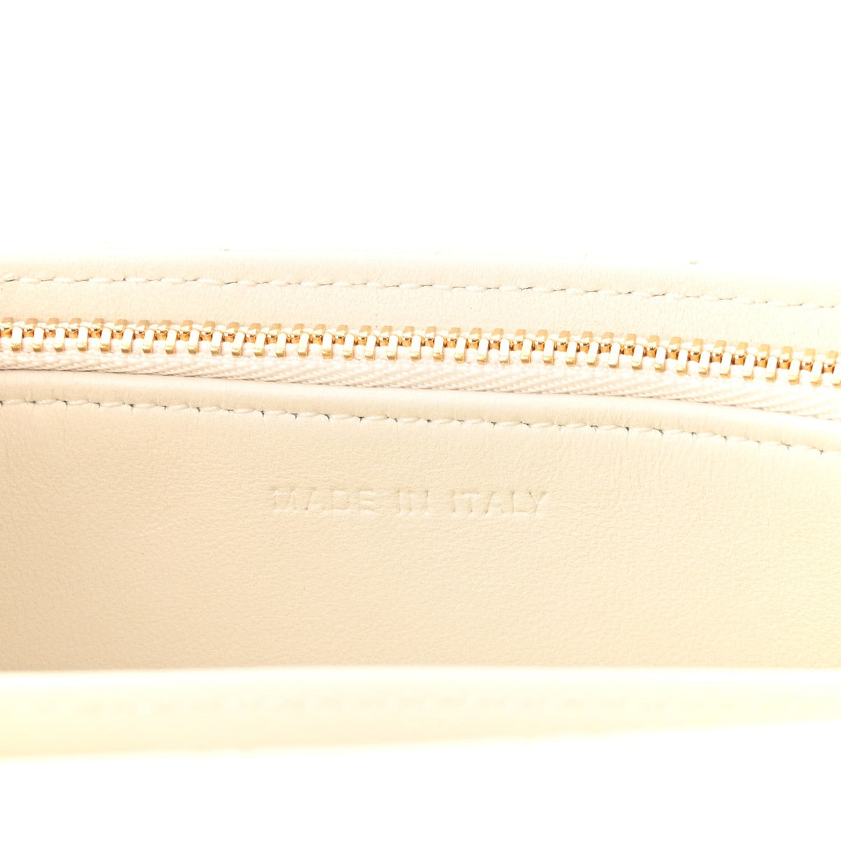 Lambskin Cannage Miss Dior Chain Pouch Latte