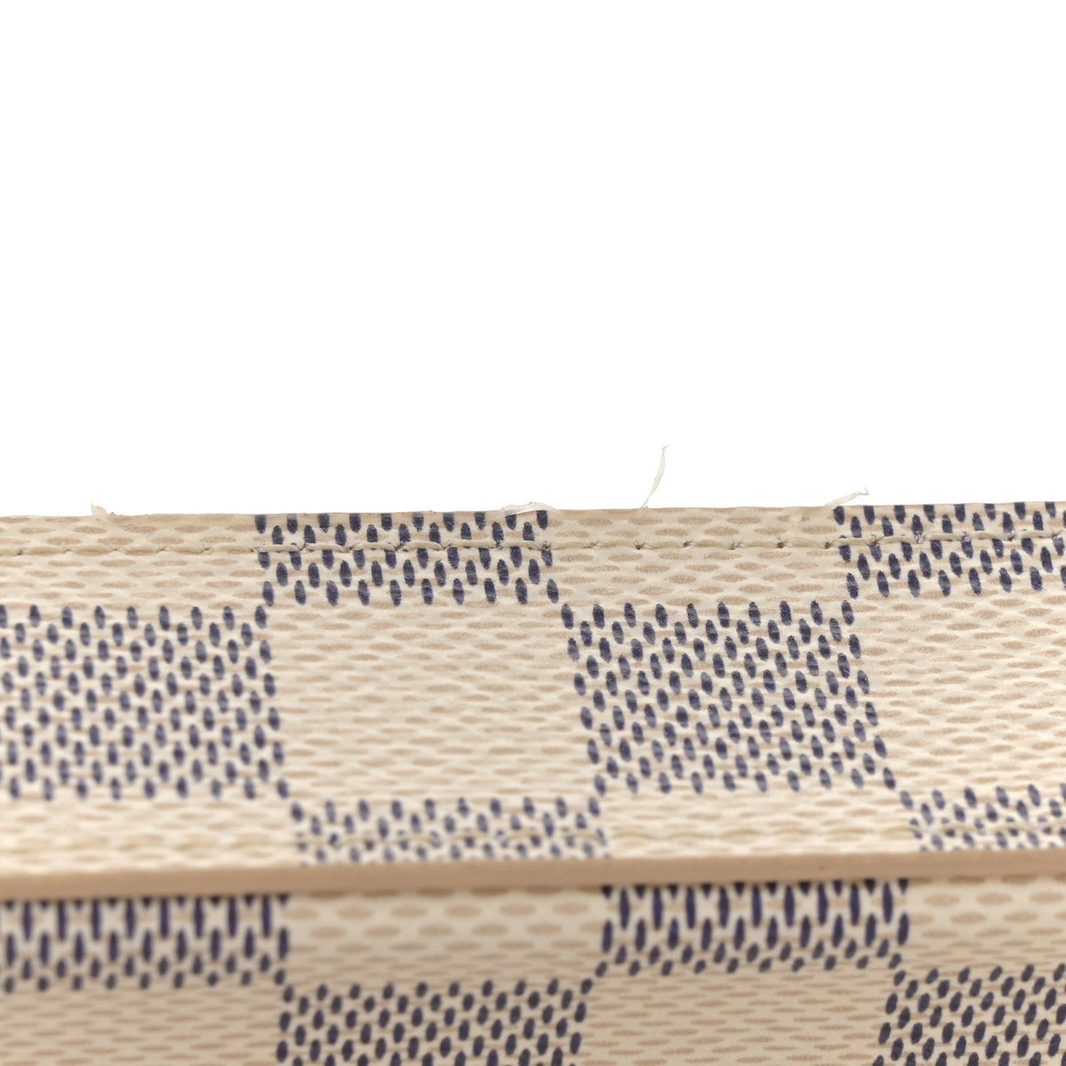 Damier Azur Pochette Felicie Chain Wallet Rose Ballerine