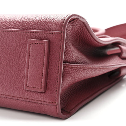 Grained Calfskin Nano Sac De Jour Souple Mystic Rose