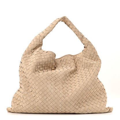 Suede Intrecciato Large Hop Ecru