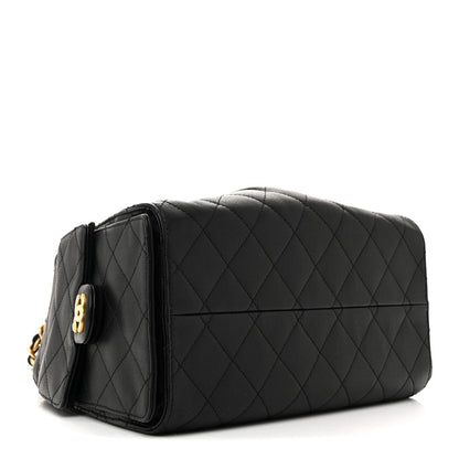 Caviar Quilted Small Chanel 25 Handbag Black