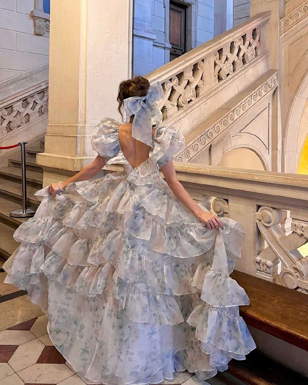 Fairy A-Line Chiffon Layers Princess Dress Lovely Birthday Dress, D660