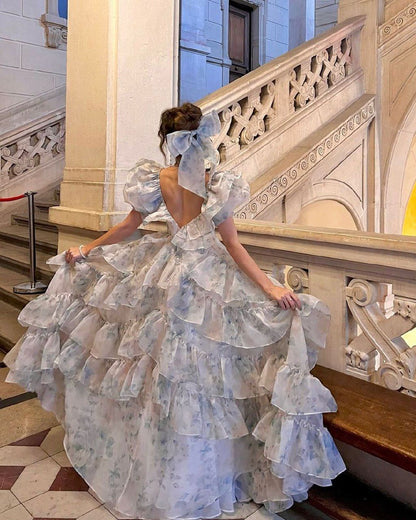 Fairy A-Line Chiffon Layers Princess Dress Lovely Birthday Dress, D660
