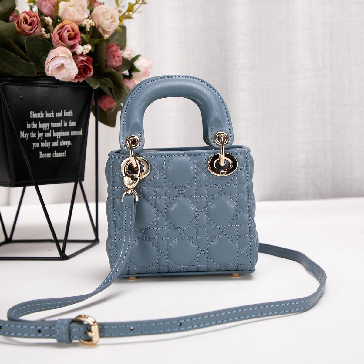 Dior Micro Lady Dior Cannage Heart