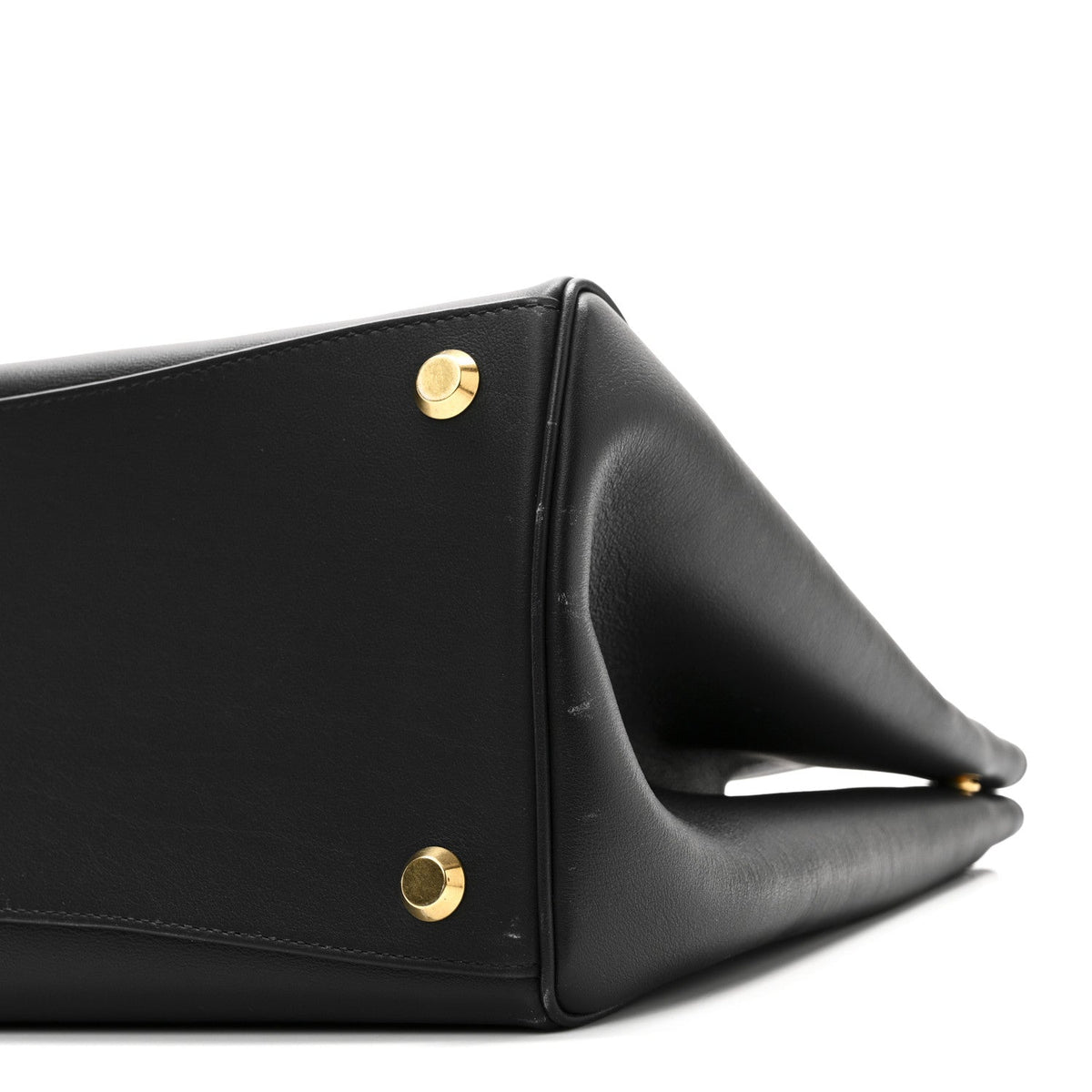 Smooth Calfskin Hampton Carry All Bag Black