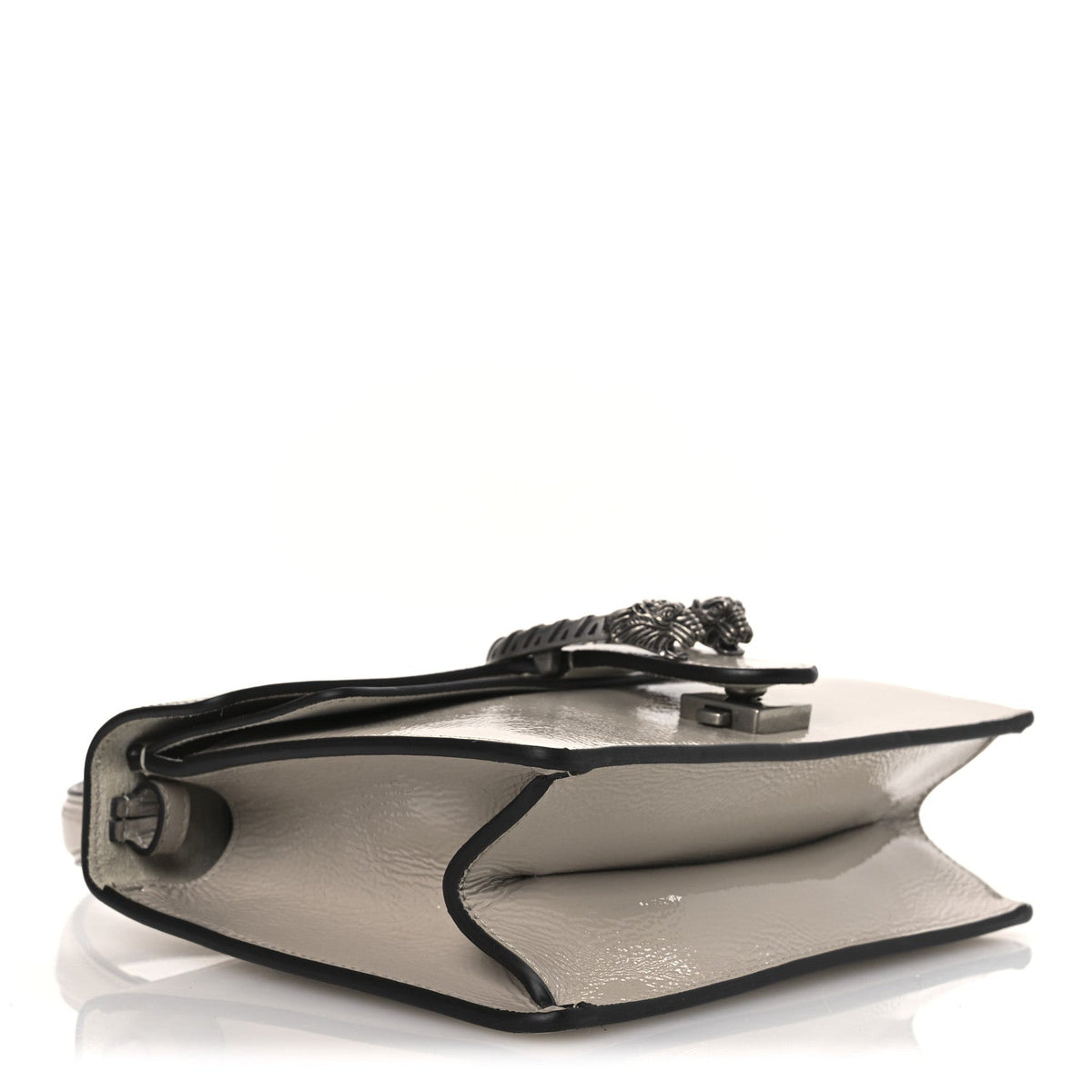 Crinkled Patent Small Dionysus Top Handle Bag Sphinx