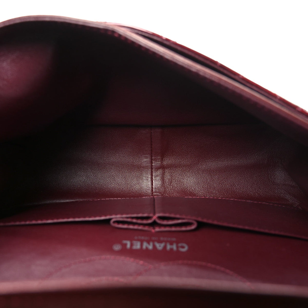 Patent Quilted 2.55 Reissue 226 Flap Burgundy