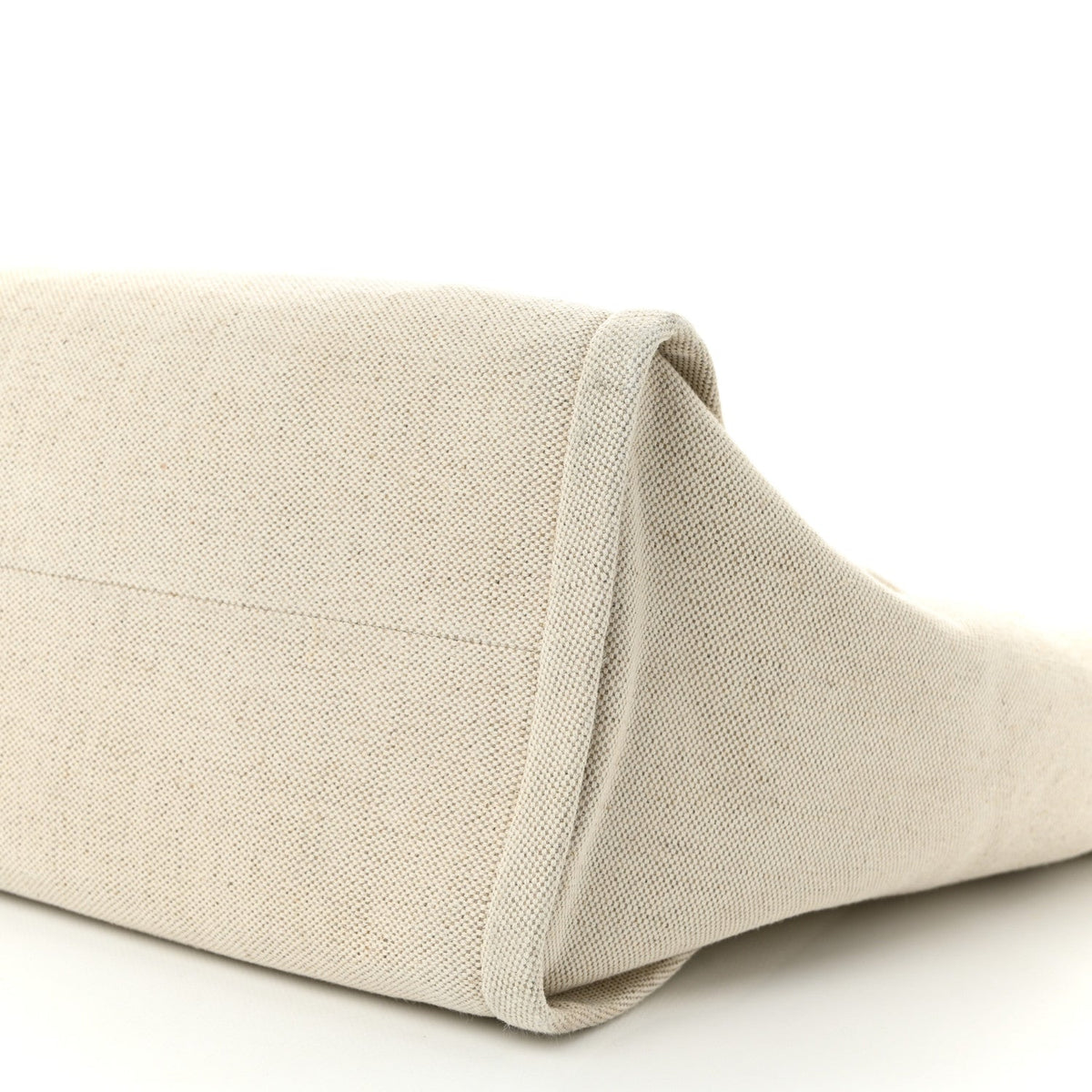 Linen Vitello Large Logo Tote Natural