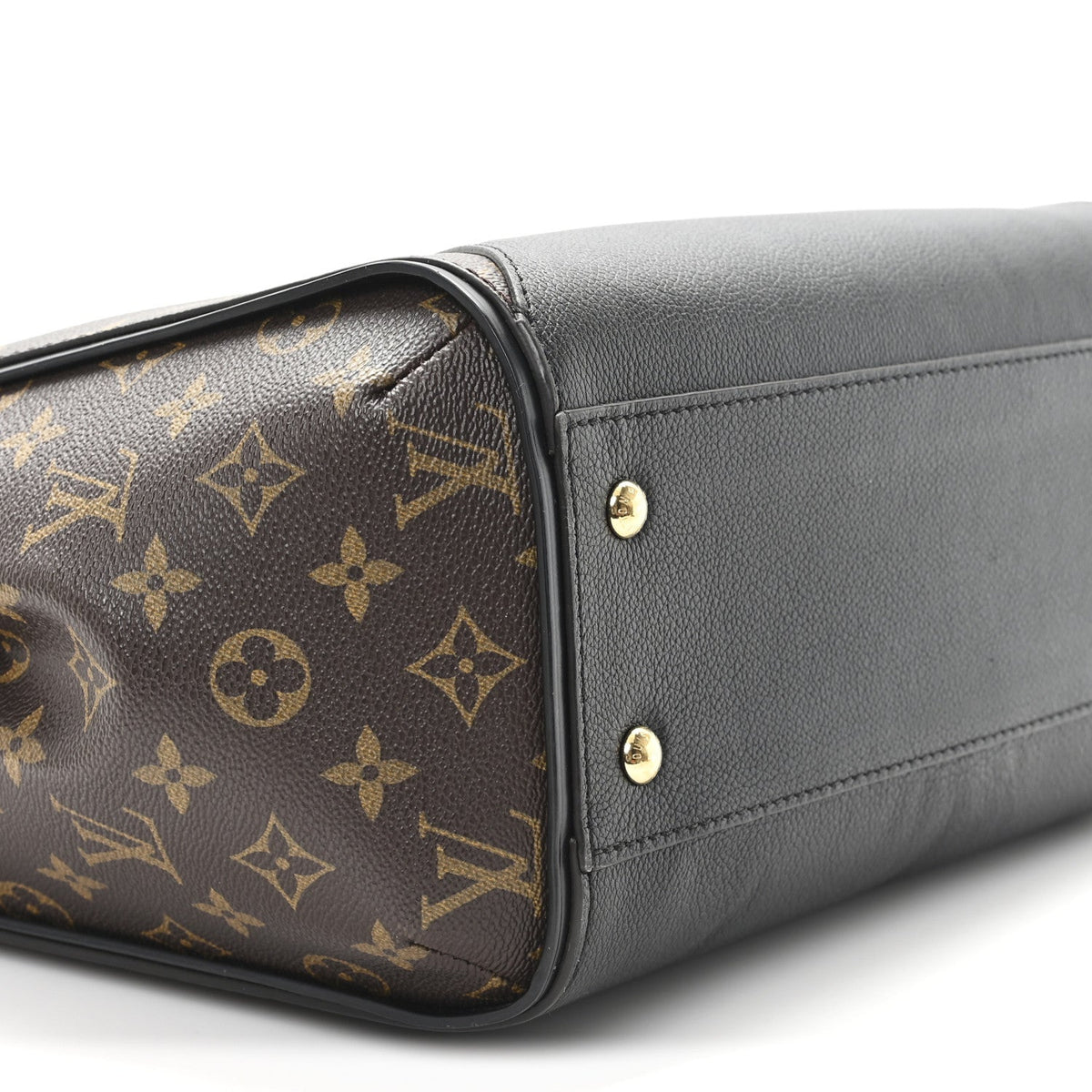 Calfskin Monogram Kimono Tote Black