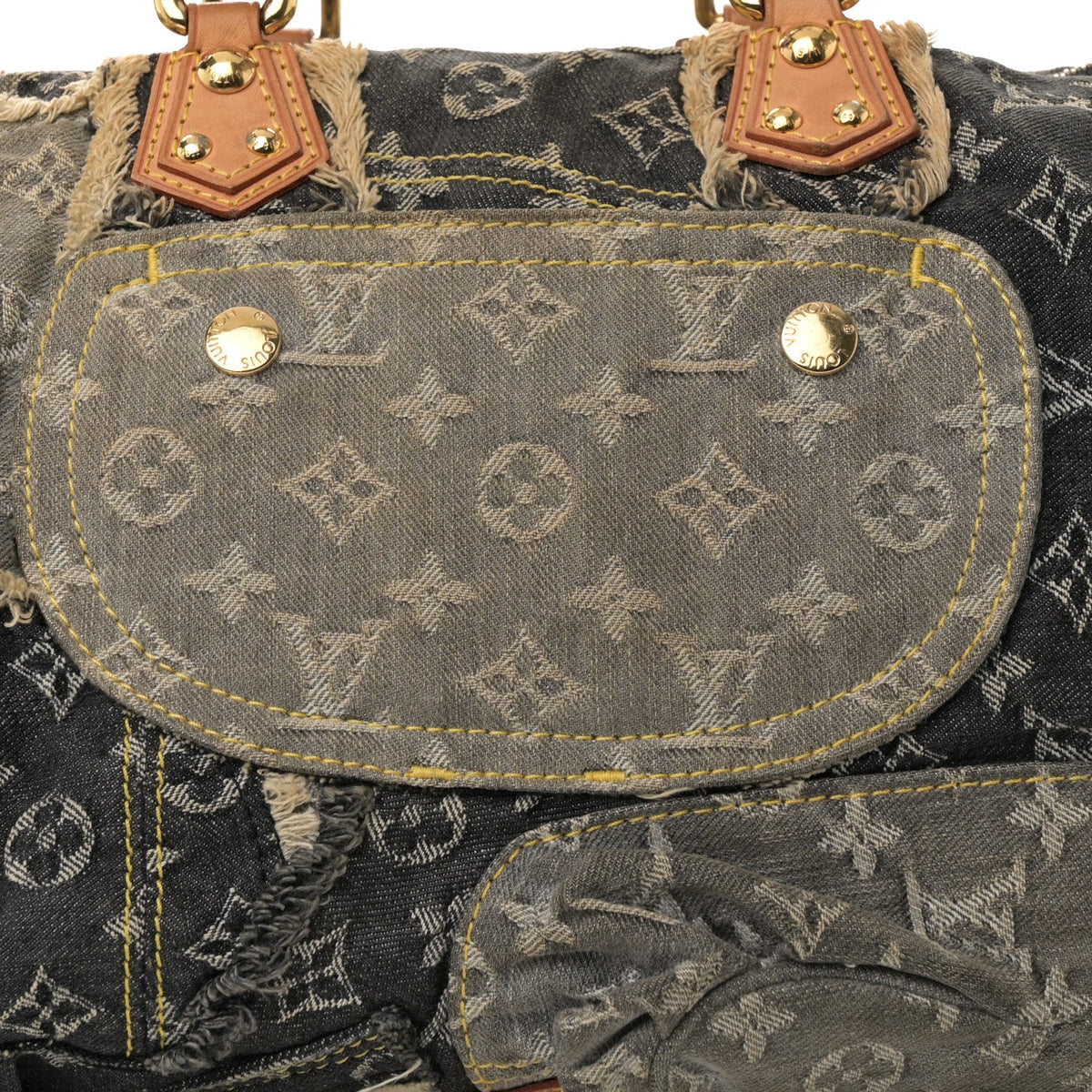 Denim Patchwork Speedy 30 Grey