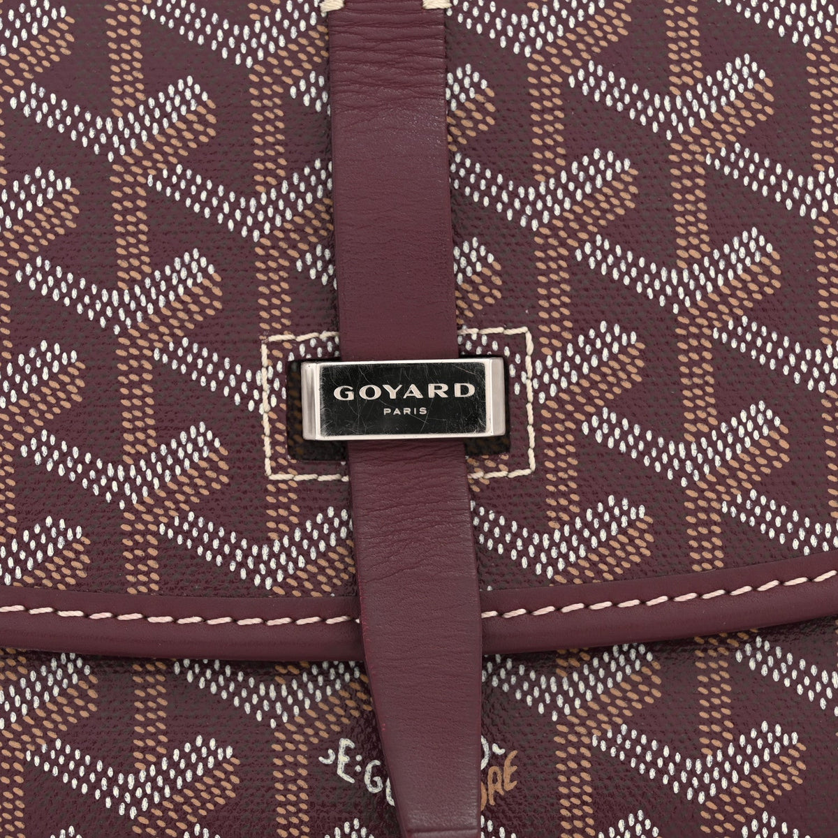 Goyardine Belvedere II PM Messenger Bag Bordeaux