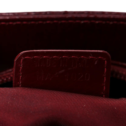 Patent Diorissimo Medium Lady Dior Burgundy Red