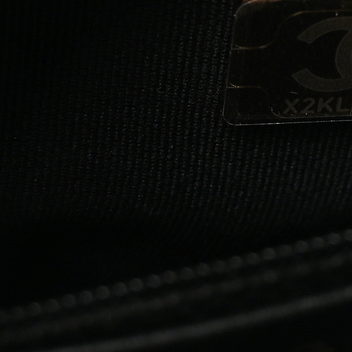 Shiny Aged Calfskin Quilted Nano Kelly Shopper Black