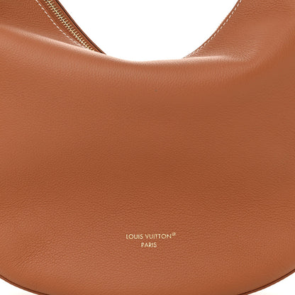 Calfskin Low Key Cookie MM Cognac