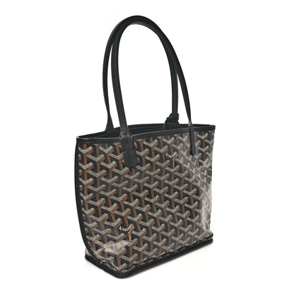 Goyardine Reversible Mini Anjou Black