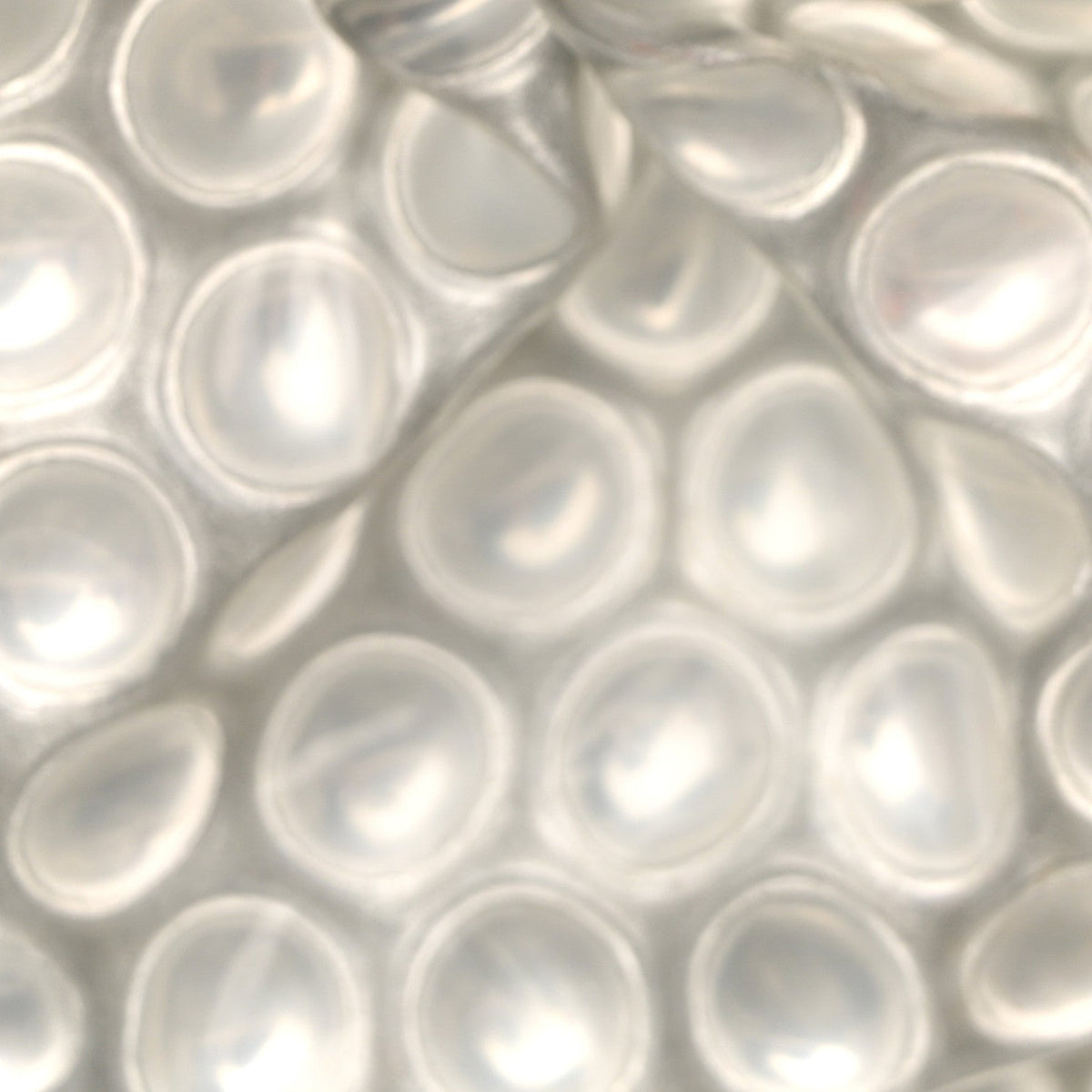 Metallic Fabric Bubble Wrap The Mini Pouch Silver