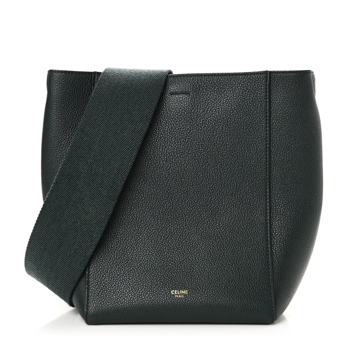 Soft Grained Calfskin Small Sangle Bucket Bag Amazone