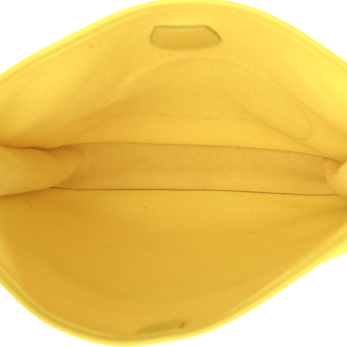 Toile H Taurillon Clemence Evelyne III PM Ecru Citron Lime