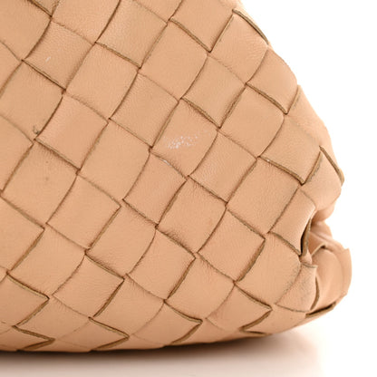 Nappa Maxi Intrecciato The Pouch Oversized Clutch Almond
