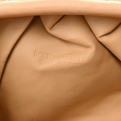 Nappa Maxi Intrecciato The Pouch Oversized Clutch Almond