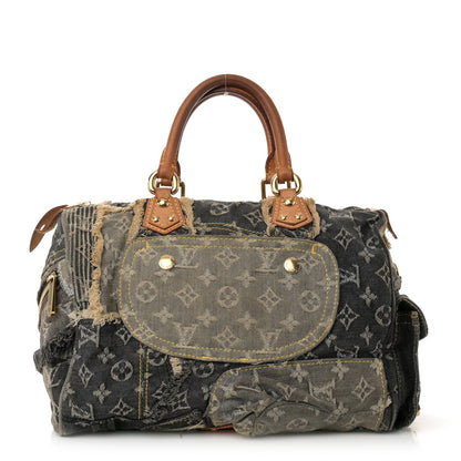 Denim Patchwork Speedy 30 Grey