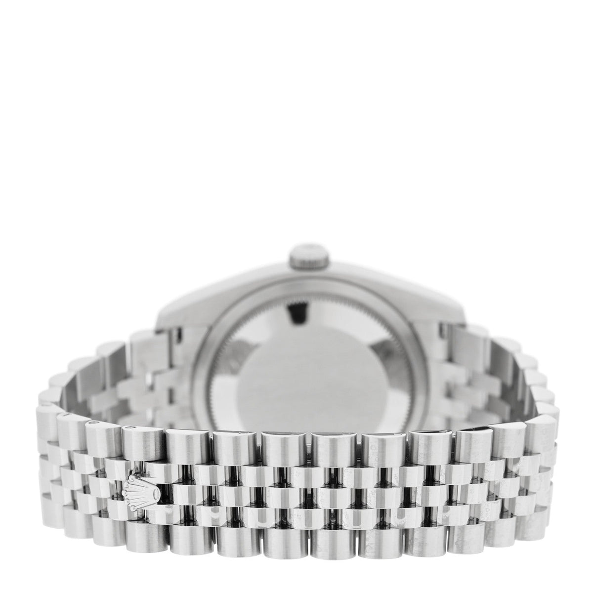 Stainless Steel 18K White Gold Diamond 36mm Oyster Perpetual Datejust Watch Silver 116234