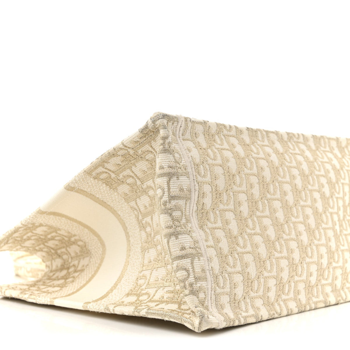 Oblique Medium Book Tote Gold Multicolor