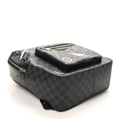 Damier Graphite World Map Josh Backpack