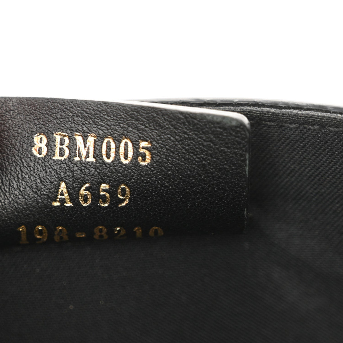 Vitello Liberty F is Fendi Bi-Color FF 1974 Embossed Envelope Belt Bag Maya Black
