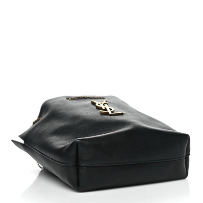 Lambskin Pochon Shoulder Bag Black