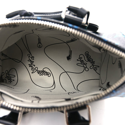 Monogram Iridescent Keepall Bandouliere 25 Black