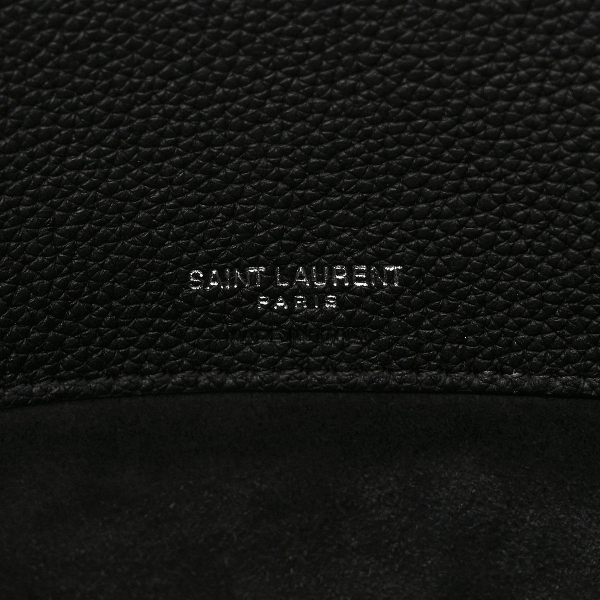 Grained Calfskin Large Souple Sac De Jour Black