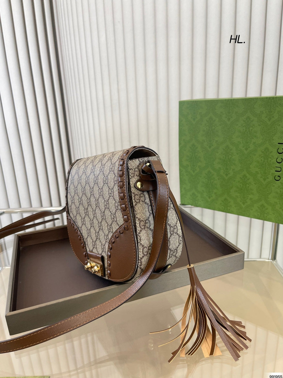 Padlock Small Shoulder Bag Beige And Ebony GG