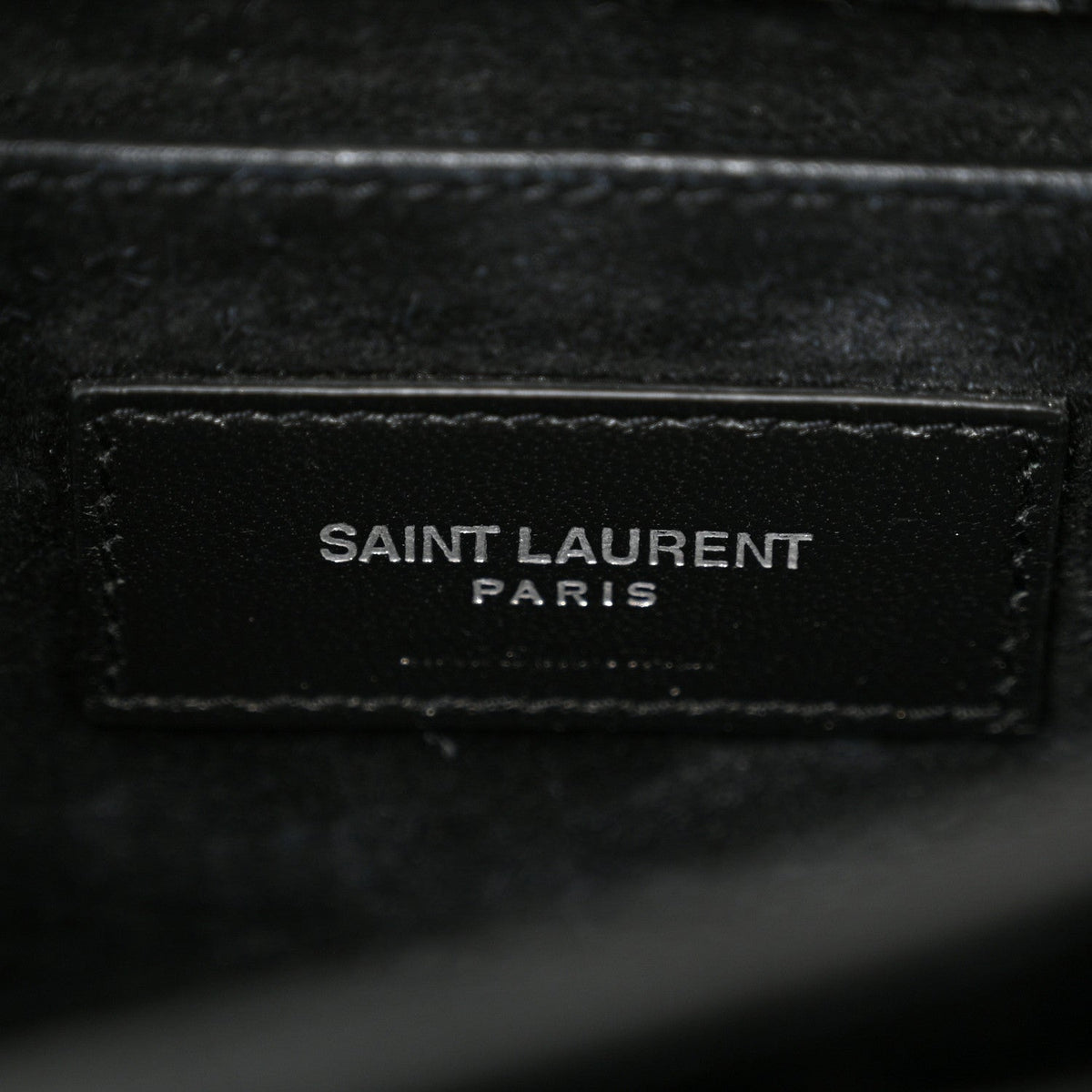 Calfskin Crocodile Embossed Medium Monogram Sunset Black