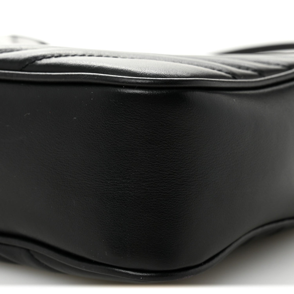 Calfskin Matelasse Monogram Lou Camera Bag Black