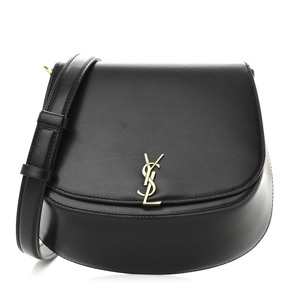Box Calfskin Voltaire Top Handle Bag Black