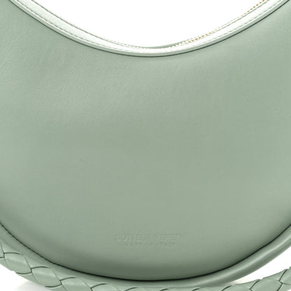 Smooth Calfskin Hula Hoop Shoulder Bag New Sauge
