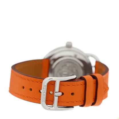 Stainless Steel Swift 28mm Arceau Quartz Watch Orange