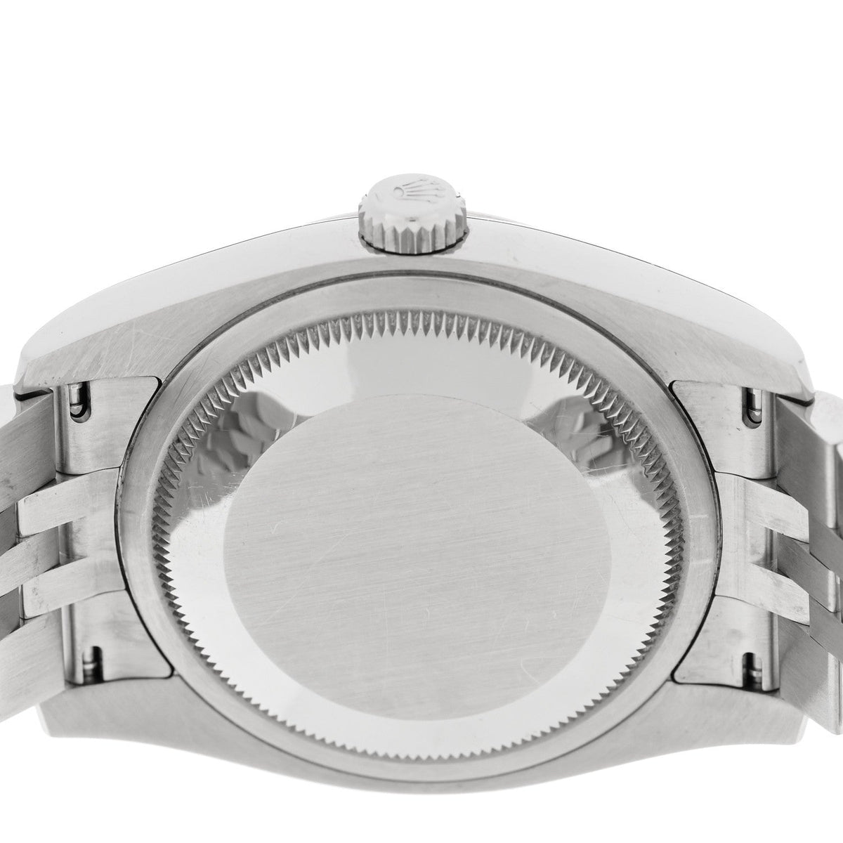 Stainless Steel 18K White Gold Diamond 36mm Oyster Perpetual Datejust Watch Silver 116234