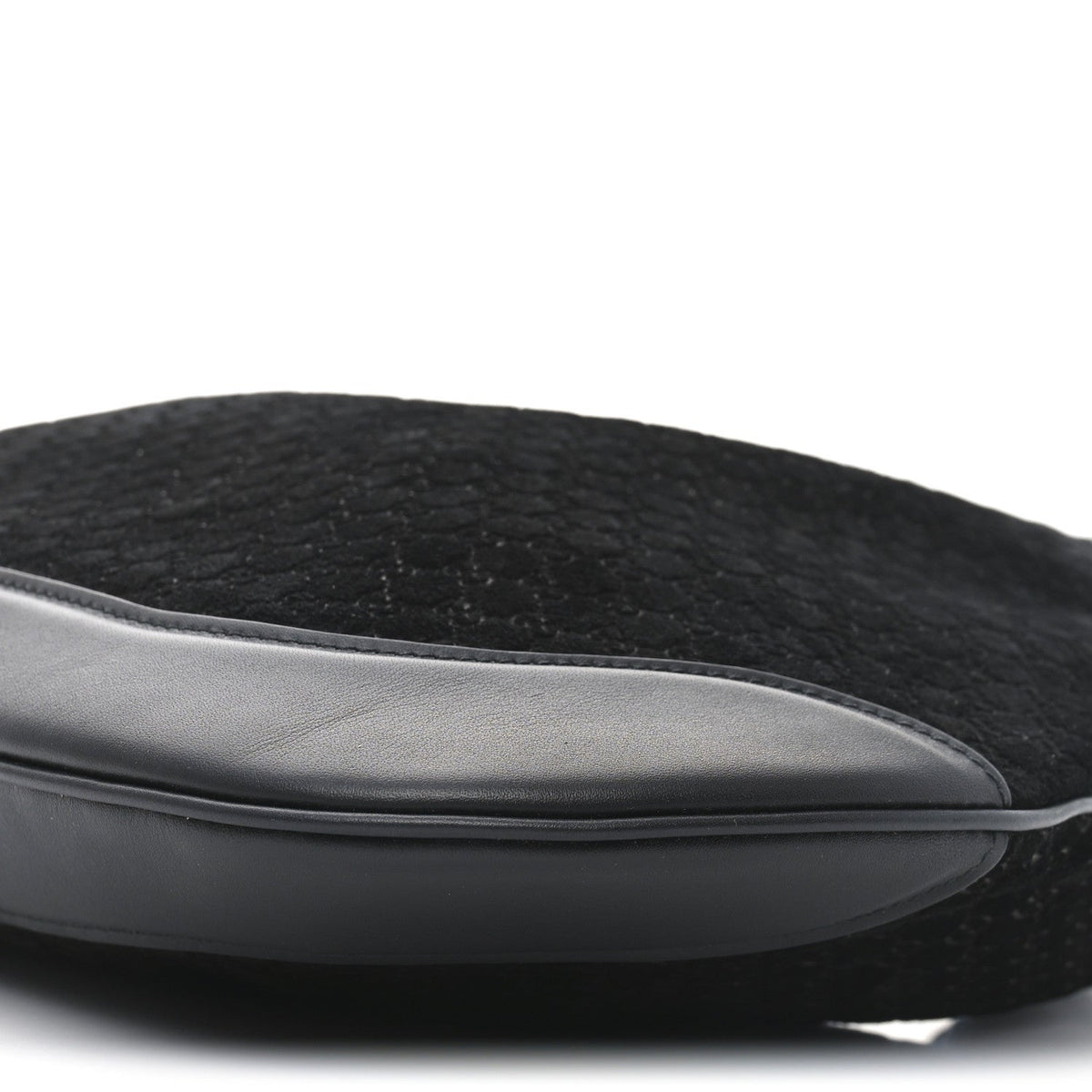 Suede Micro GG Calfskin B Medium Shoulder Bag Arabella Black