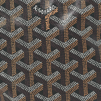 Goyardine Reversible Mini Anjou Black