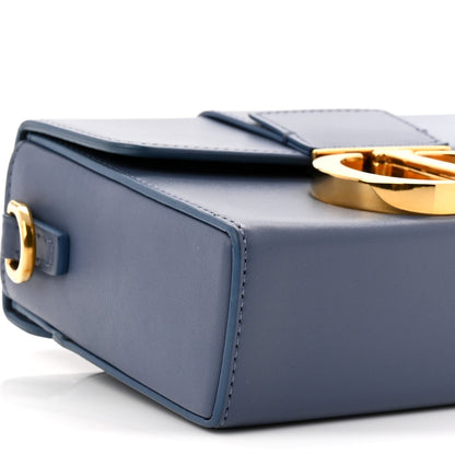 Box Calfskin 30 Montaigne Box Bag Blue
