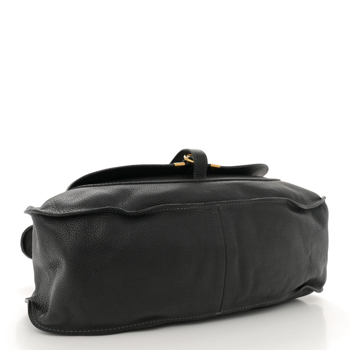 Calfskin Medium Marcie Satchel Black