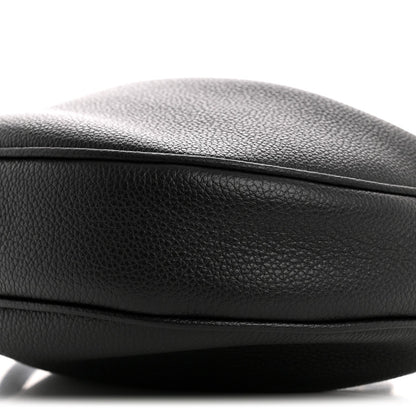 Supple Grained Calfskin Teen Lulu Shoulder Bag Black