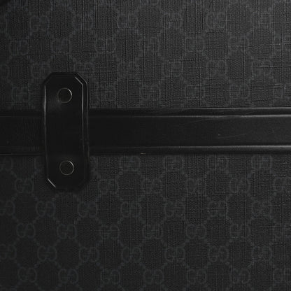 GG Supreme Monogram Globe-Trotter Carry-On Black