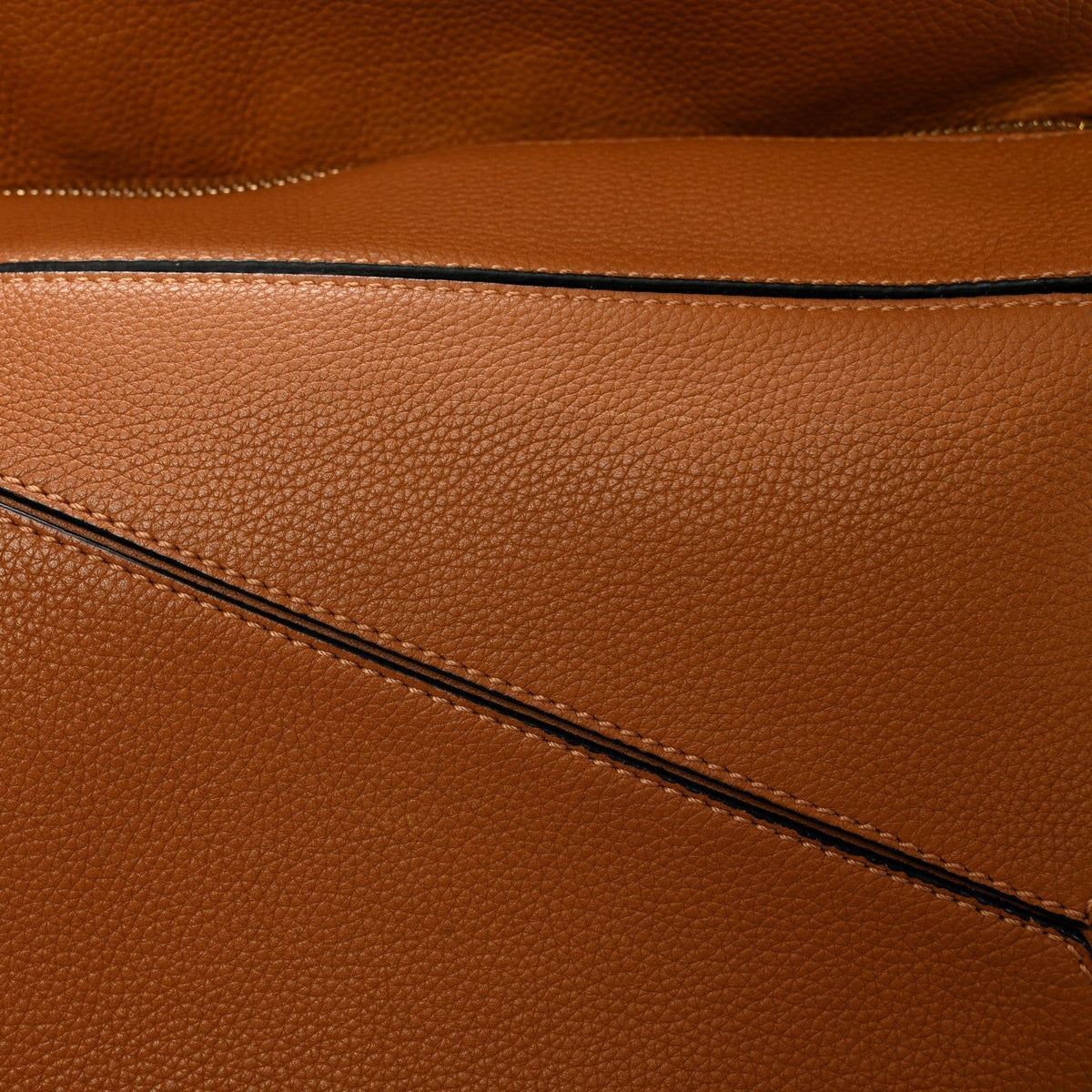 Calfskin Medium Puzzle Bag Tan