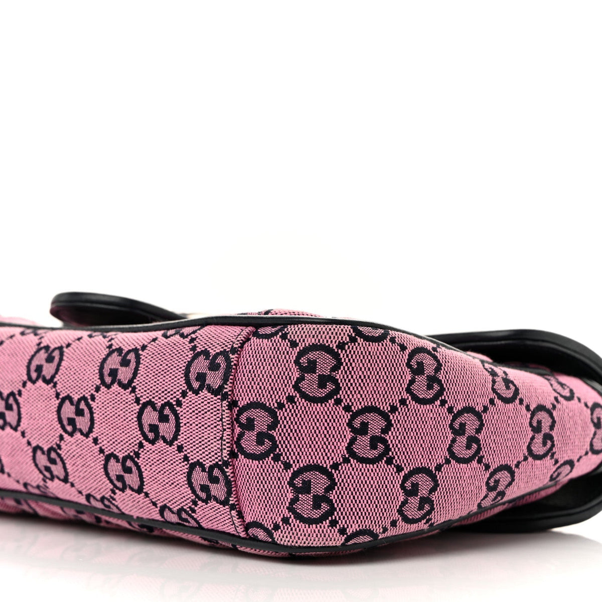 Monogram Multicolor Matelasse Diagonal Small GG Marmont Shoulder Bag Pink Blue